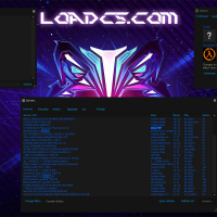 Futuristic Wolf GUI with background